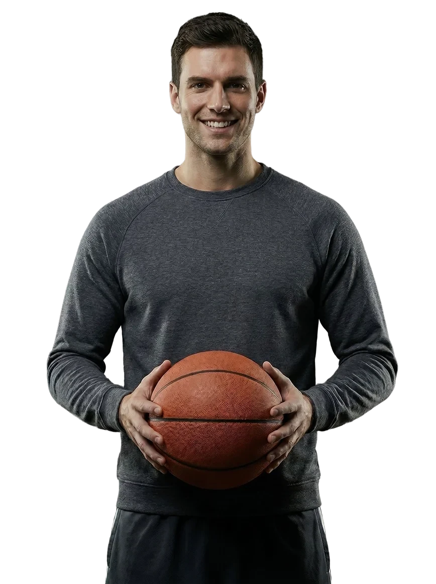Athlete with gear