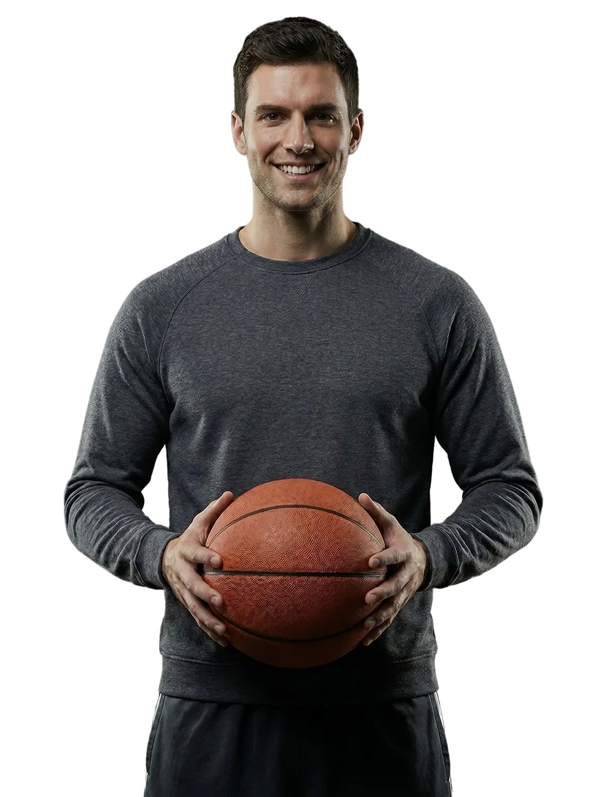 Athlete with gear